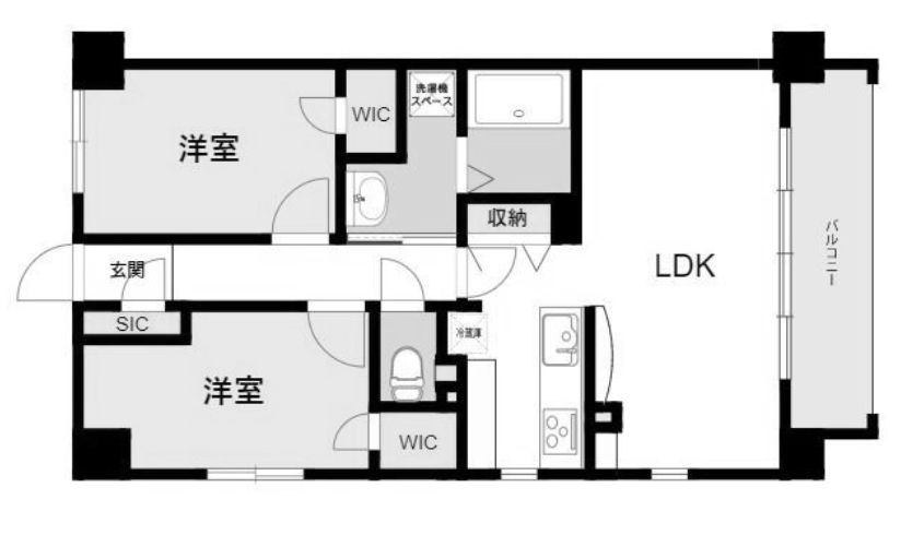 物件○○の間取り図