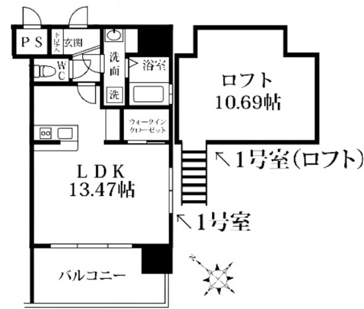 物件○○の間取り図