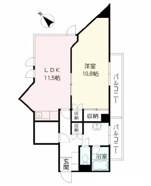 物件○○の間取り図