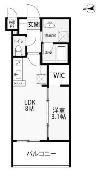 物件○○の間取り図