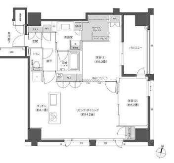 物件○○の間取り図