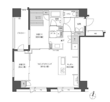 物件○○の間取り図