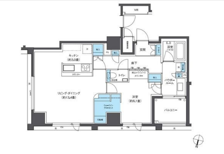 物件○○の間取り図