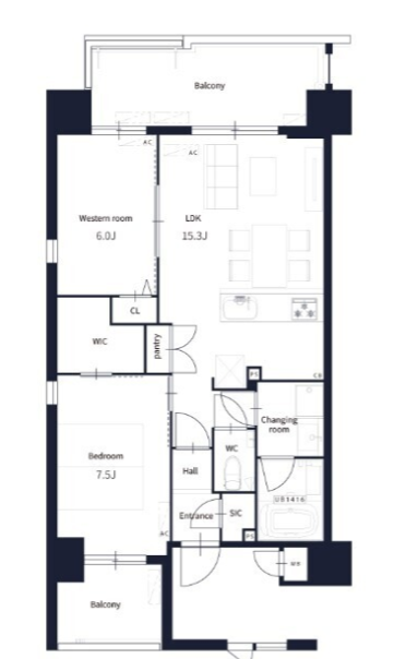 物件○○の間取り図