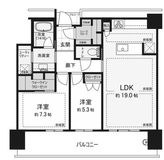 物件○○の間取り図