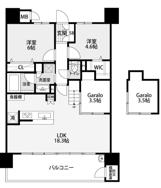 物件○○の間取り図