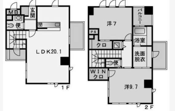 物件○○の間取り図