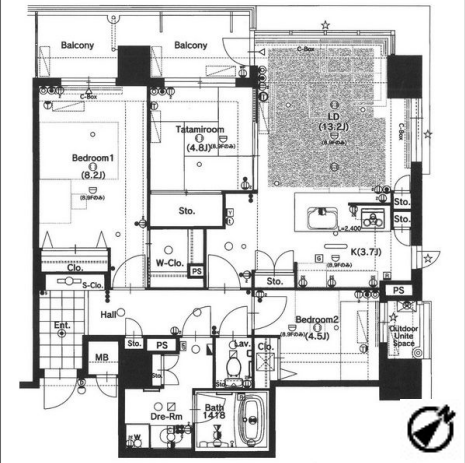物件○○の間取り図