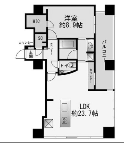 物件○○の間取り図