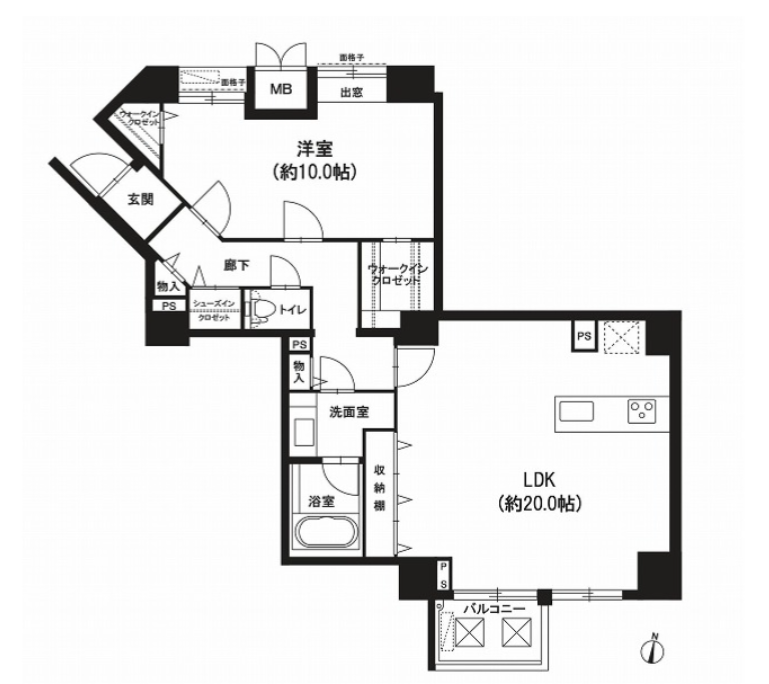 物件○○の間取り図