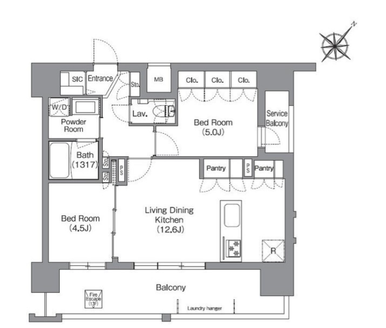 物件○○の間取り図