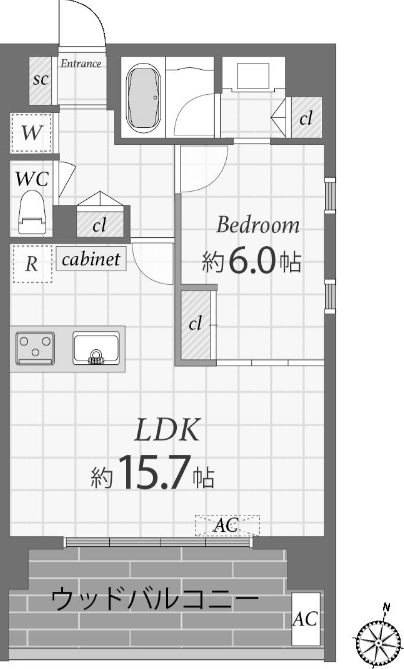 物件○○の間取り図