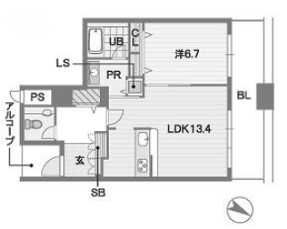 物件○○の間取り図