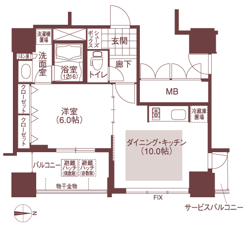 物件○○の間取り図