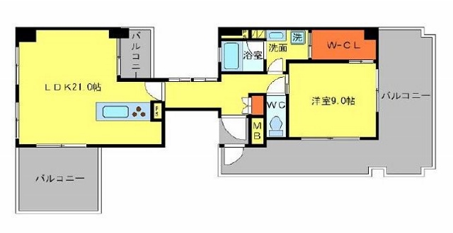 物件○○の間取り図