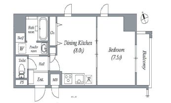 物件○○の間取り図