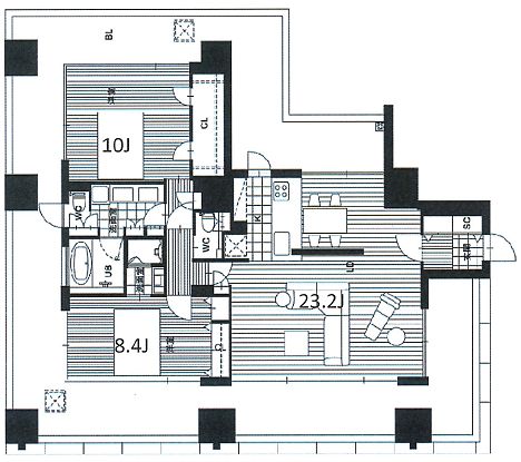 物件○○の間取り図