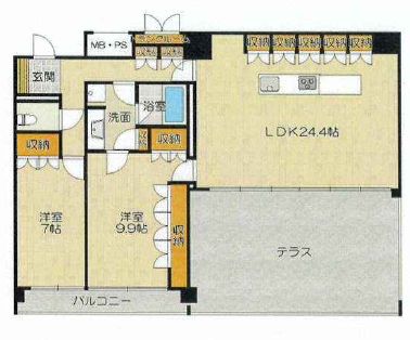 物件○○の間取り図