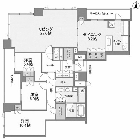 物件○○の間取り図