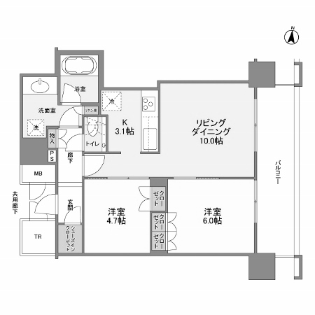 物件○○の間取り図