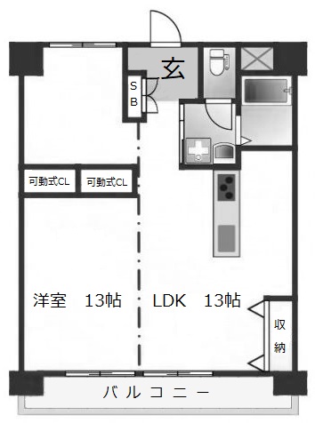 物件○○の間取り図