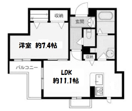 物件○○の間取り図