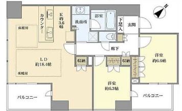 物件○○の間取り図