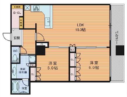 物件○○の間取り図