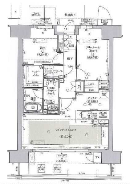 物件○○の間取り図