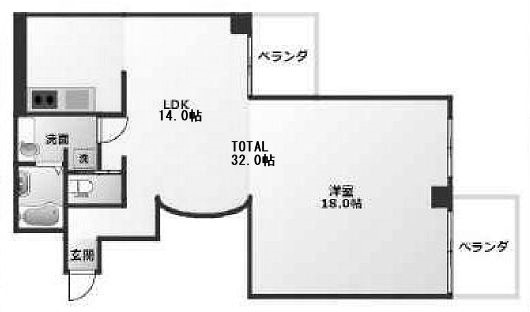 物件○○の間取り図