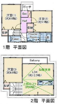 物件○○の間取り図