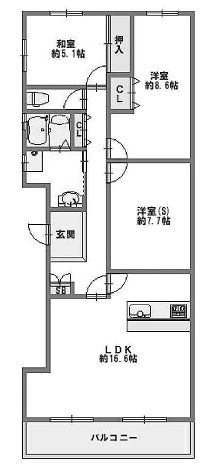 物件○○の間取り図