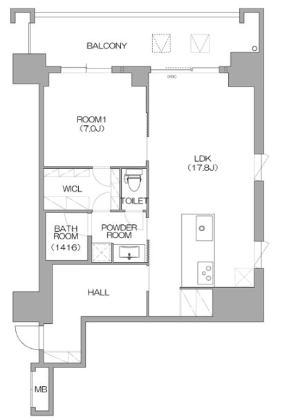 物件○○の間取り図