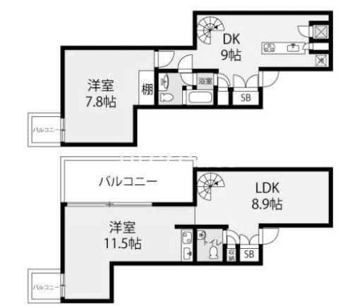 物件○○の間取り図