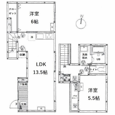 物件○○の間取り図