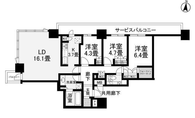 物件○○の間取り図