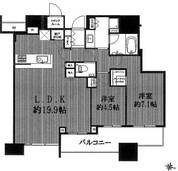 物件○○の間取り図