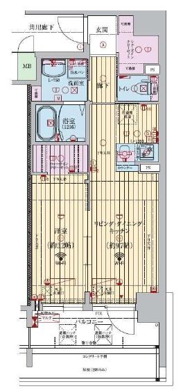 物件○○の間取り図