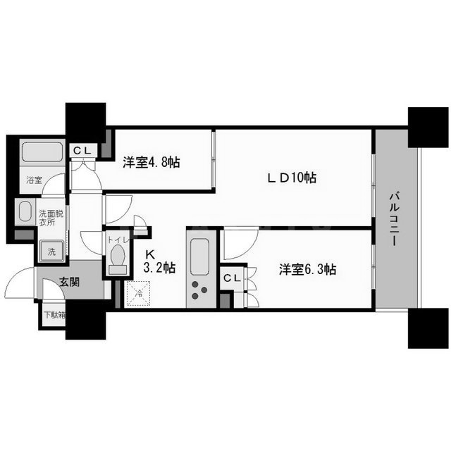 物件○○の間取り図