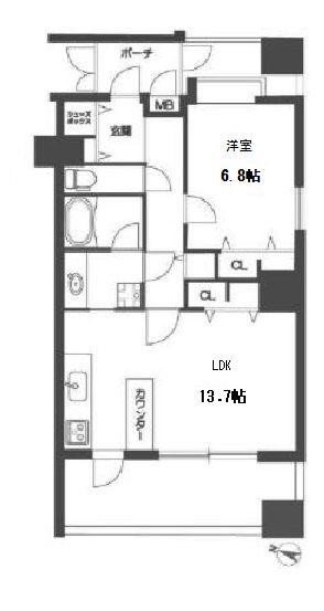 物件○○の間取り図