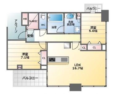 物件○○の間取り図