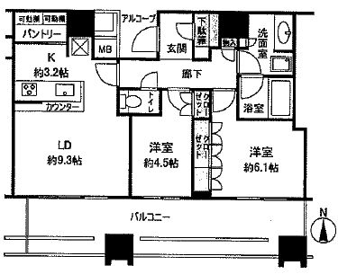 物件○○の間取り図