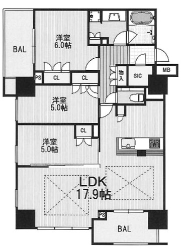 物件○○の間取り図