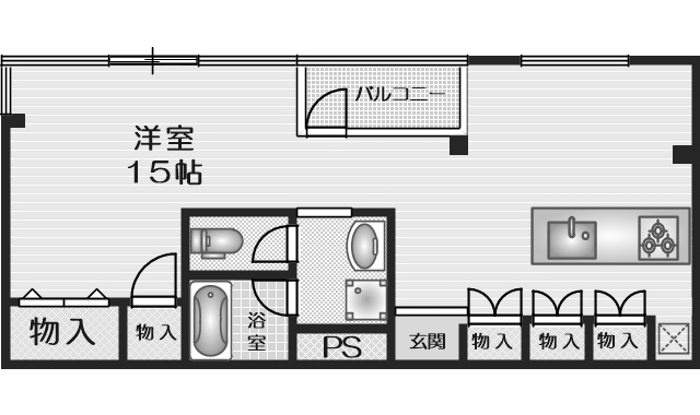 物件○○の間取り図