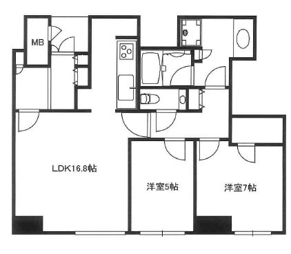 物件○○の間取り図