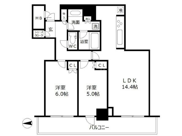 物件○○の間取り図