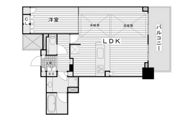 物件○○の間取り図