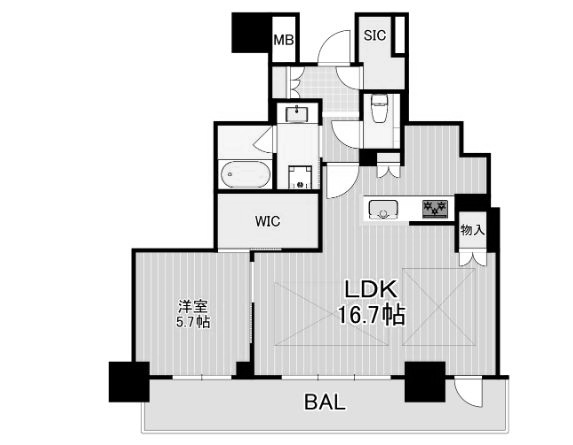 物件○○の間取り図