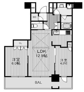 物件○○の間取り図