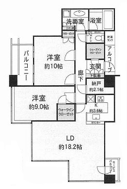 物件○○の間取り図